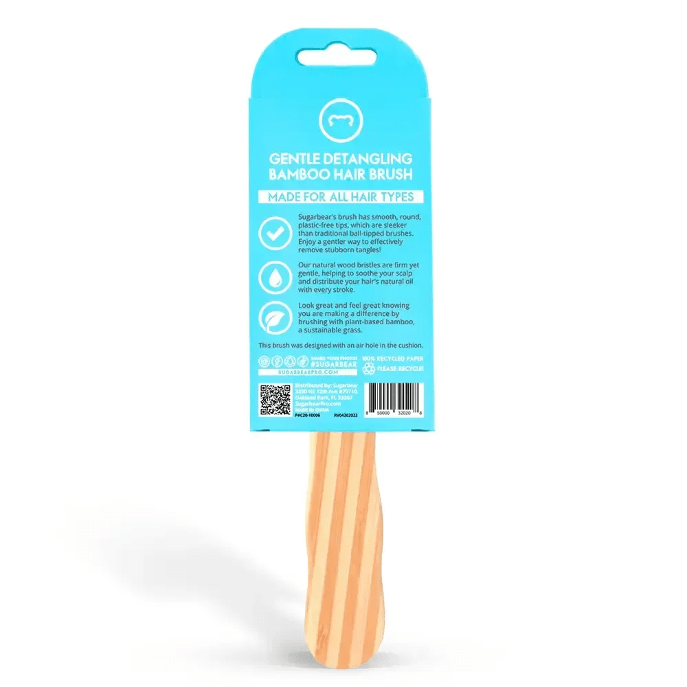 SugarbearPRO Gentle Detangling Bamboo Brush - SugarbearPRO®