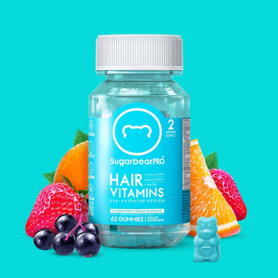 SugarbearPRO Hair Vitamin Vegan Gummies - 2 Month Pack