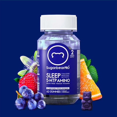 SugarbearPRO Sleep 5-HTP Amino Vitamin - 2 Month Pack