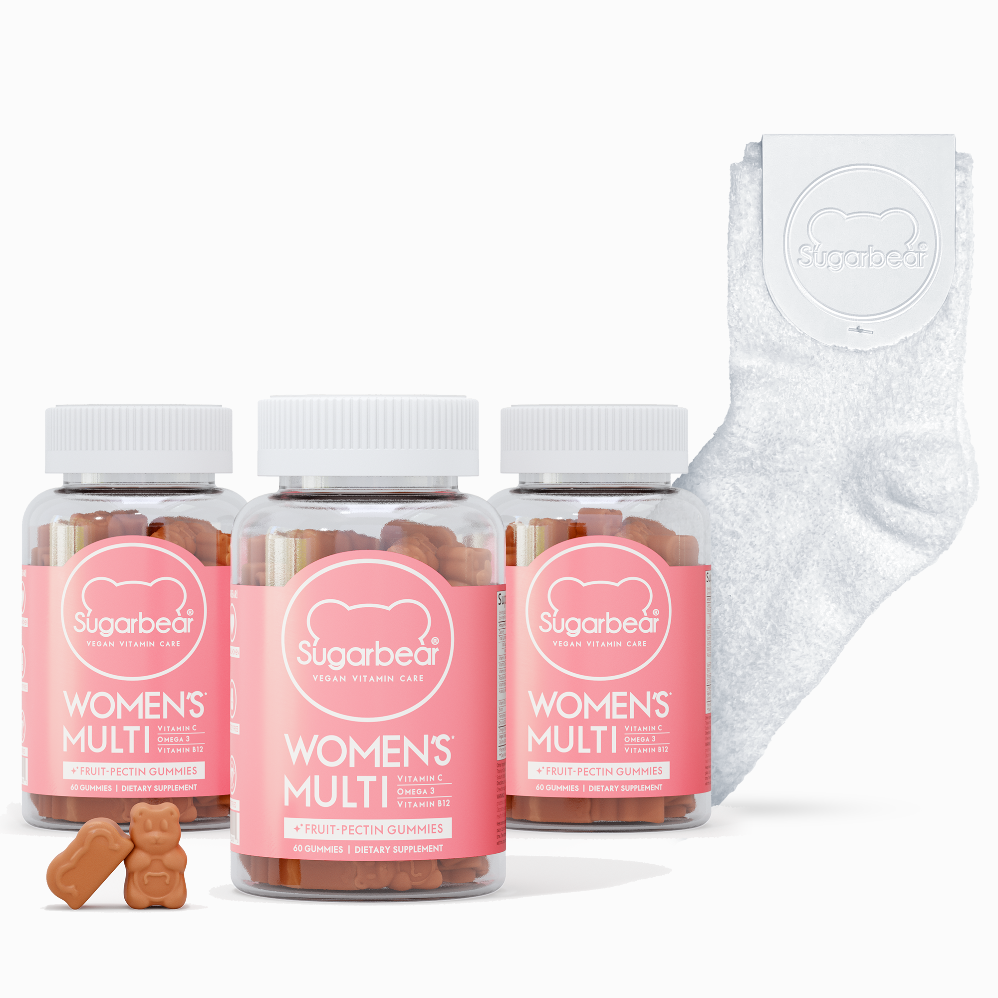 Sugarbear Women's Multi Vitamins - 3 Month Pack + Free Gift