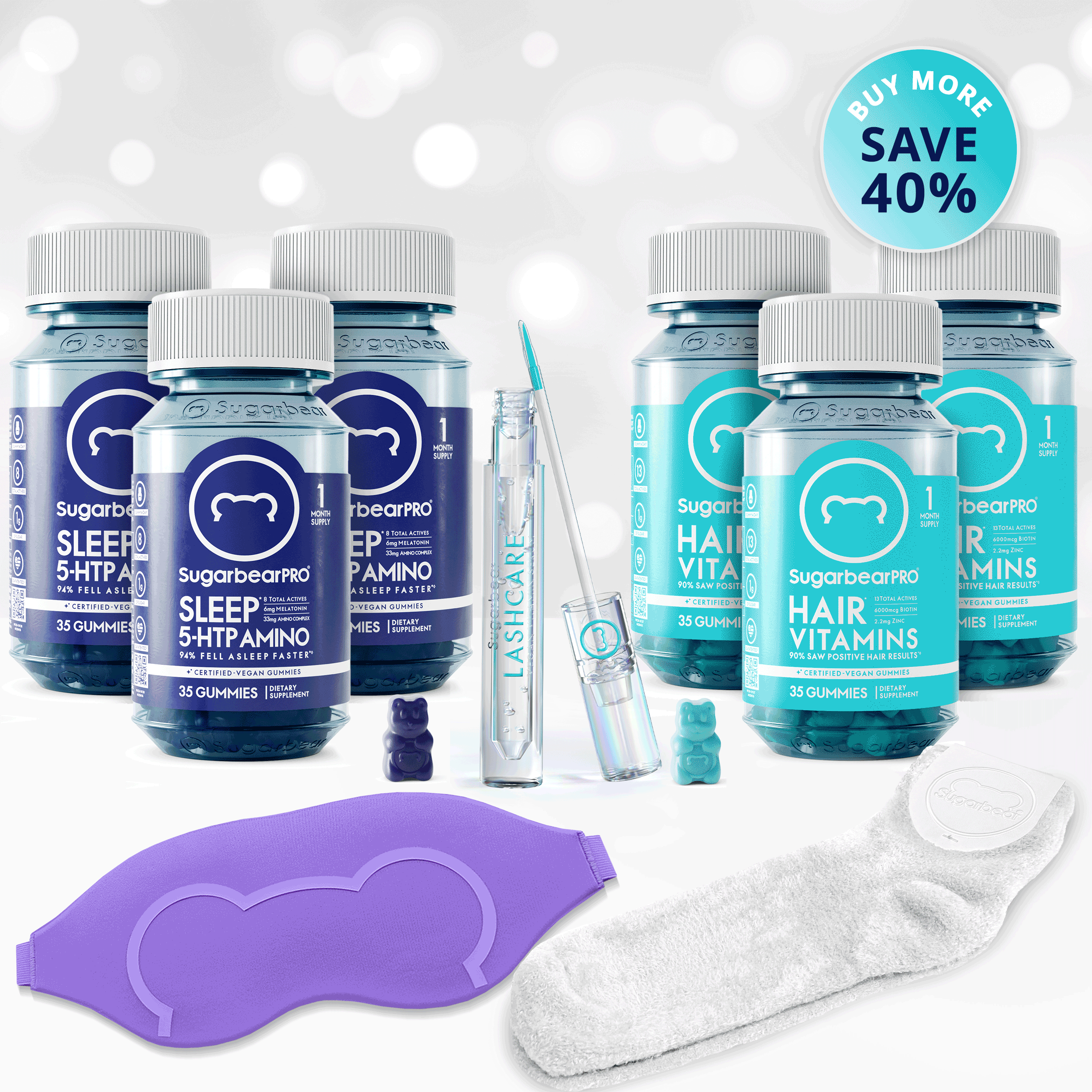 Sugarbear Decade Edition limited edition hair vitamins gift 