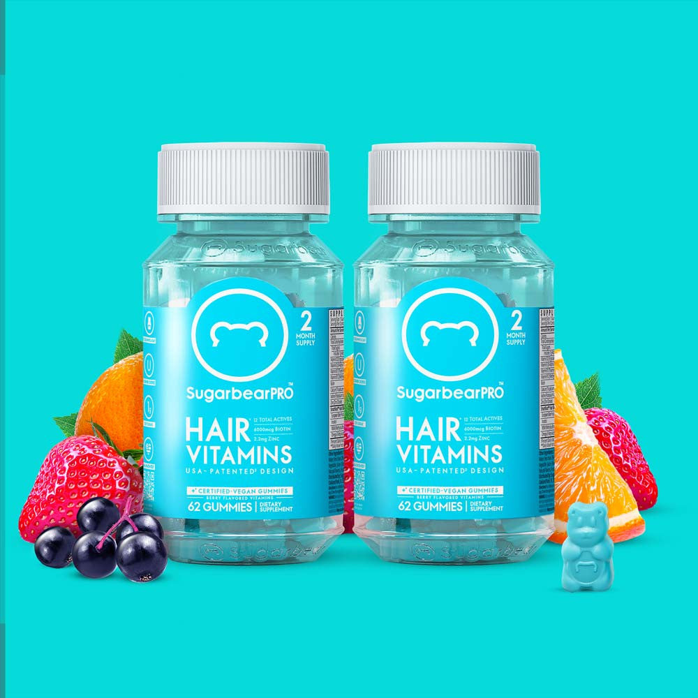 SugarbearPRO Hair Vitamin Vegan Gummies - 4 Month Pack + Free Gift