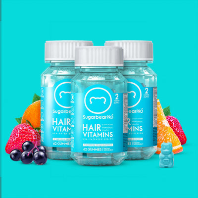 SugarbearPRO Hair Vitamin Vegan Gummies - 6 Month Pack + Free Gift