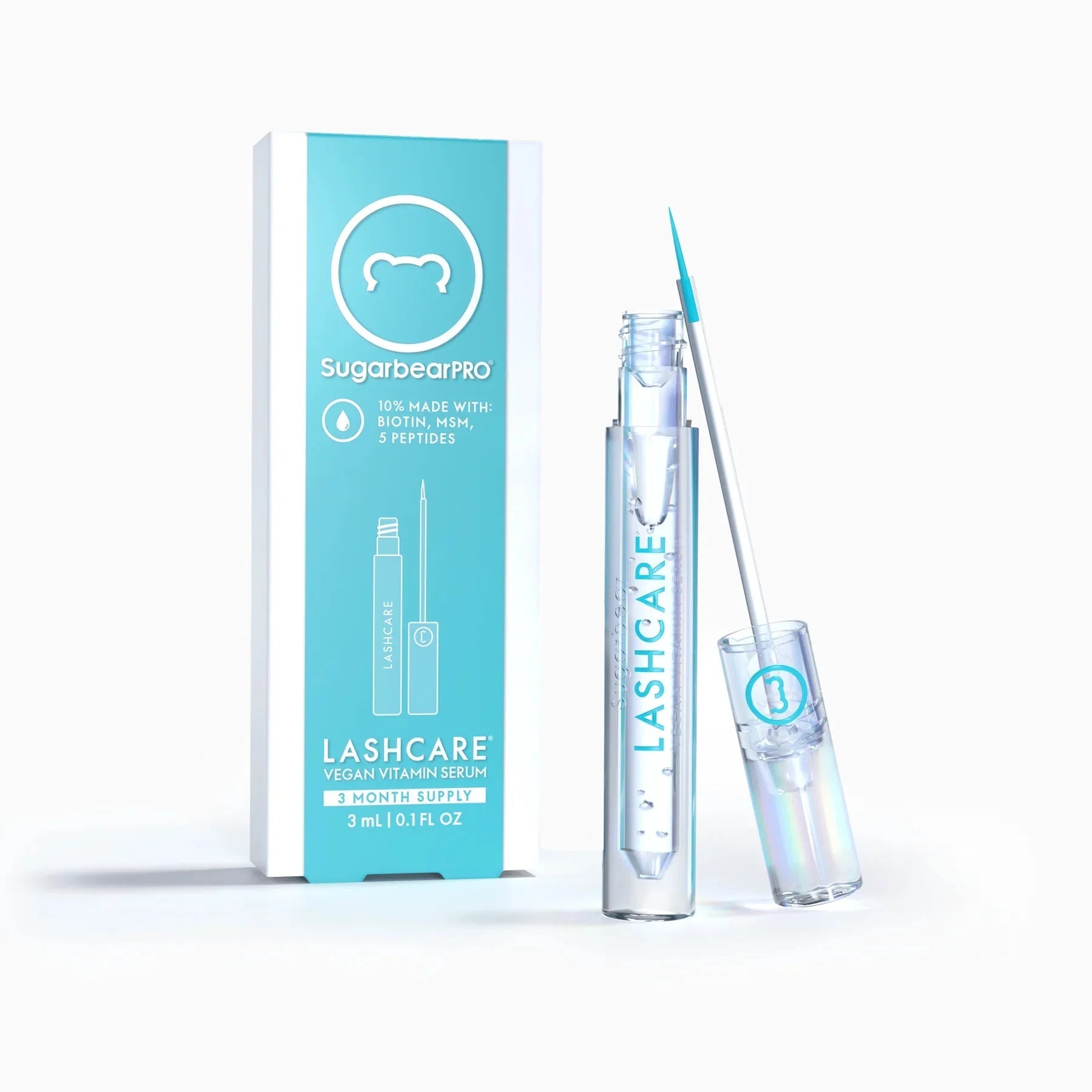 SugarbearPRO Anniversary Signature Collection - SugarbearPRO® LashCare serum included in the total hair transformation kit.