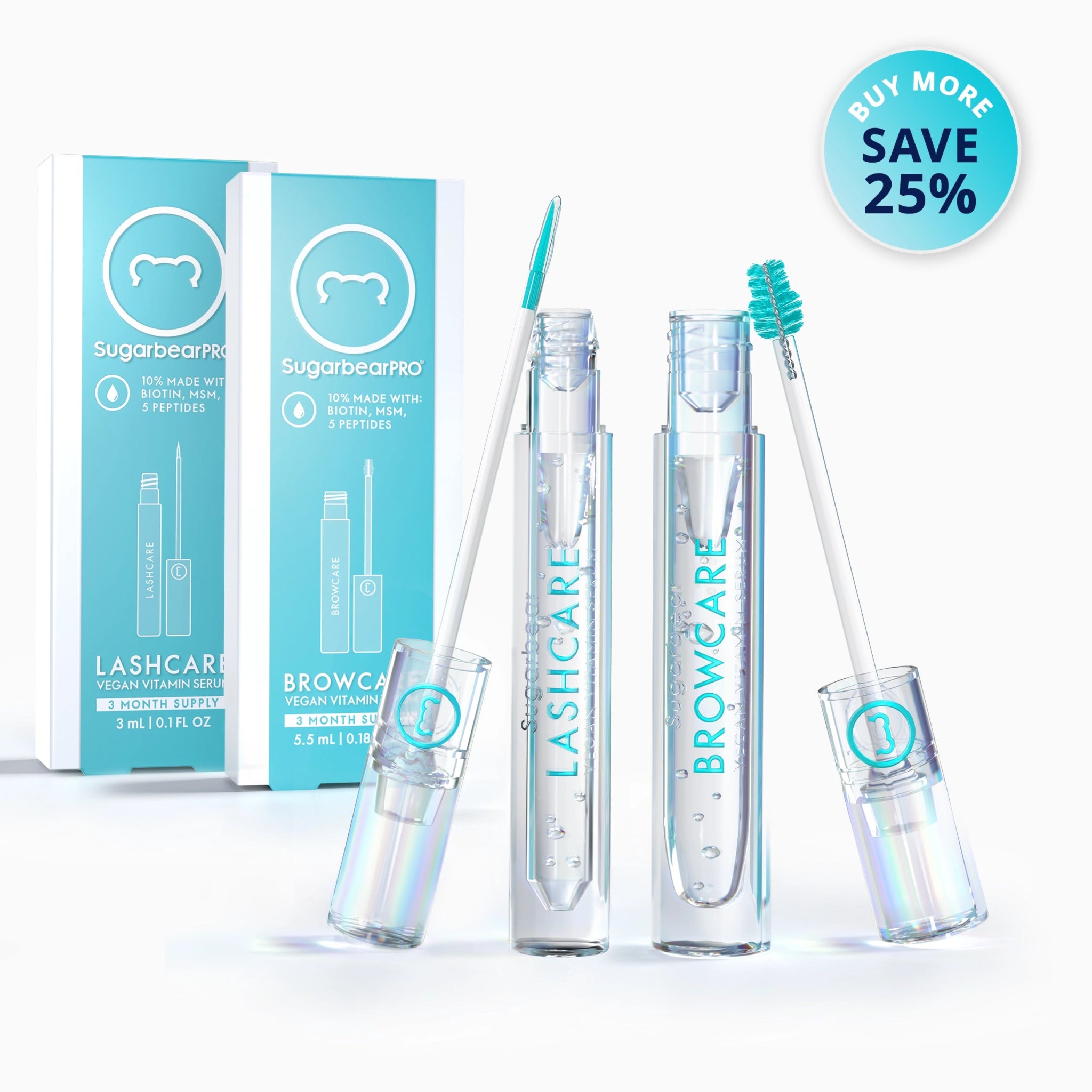 SugarbearPRO® LashCare® & BrowCare™ Vitamin Serum Duo - SugarbearPRO®